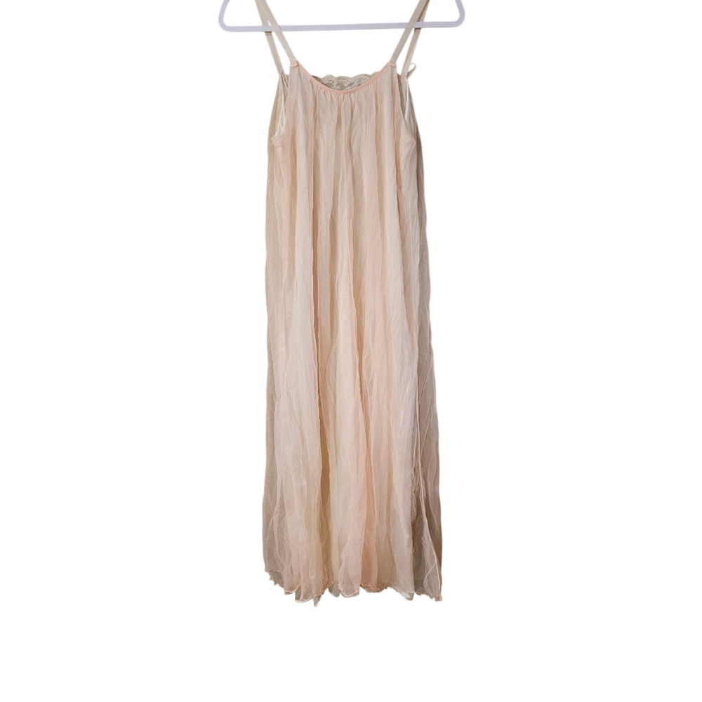 Vintage 50s/60s Light Pink Nightgown And Robe. Small - Picture 4 of 16